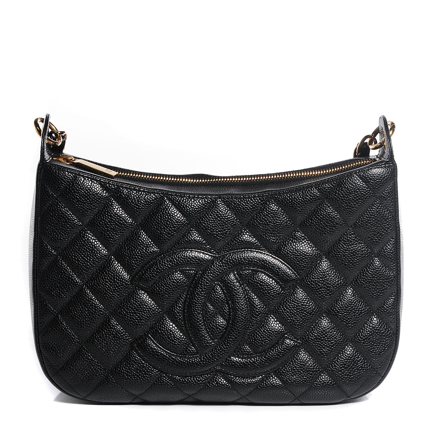 Chanel Caviar Quilted Hobo Black 1 of 8