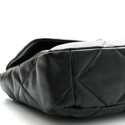 Chanel Lambskin Quilted Large Chanel 19 Flap Black 8 of 10