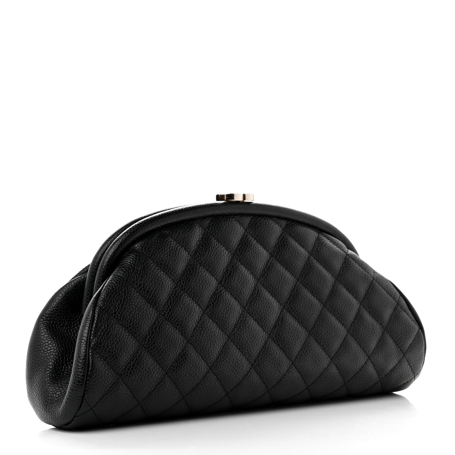 Chanel Caviar Quilted Timeless Clutch Black 3 of 7