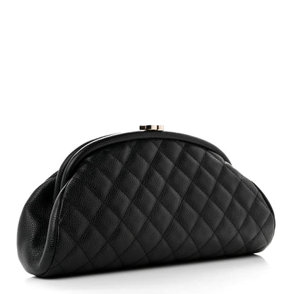 Chanel Caviar Quilted Timeless Clutch Black 3 of 7