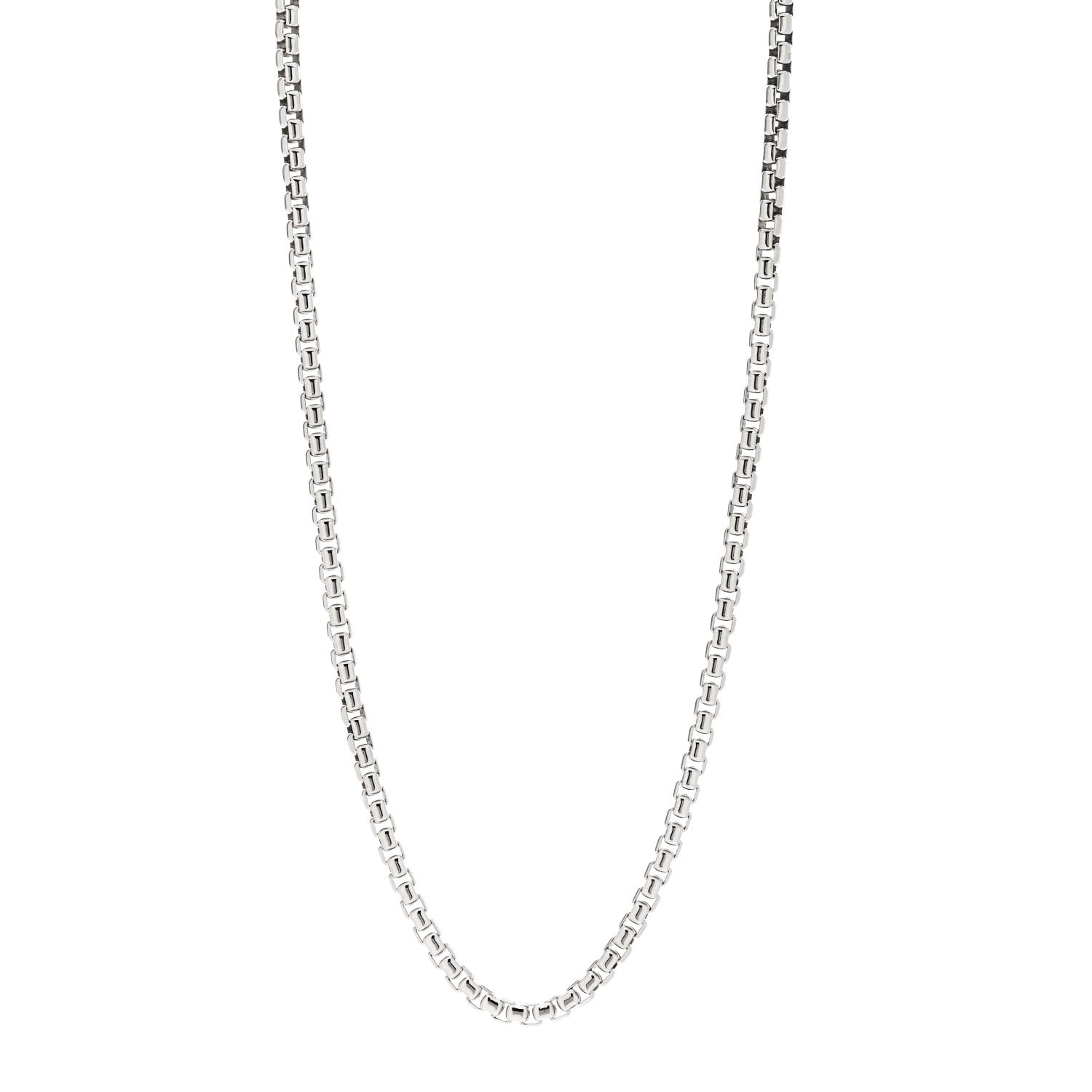 David Yurman Sterling Silver 4.8mm Box Chain Necklace 22" 1 of 4