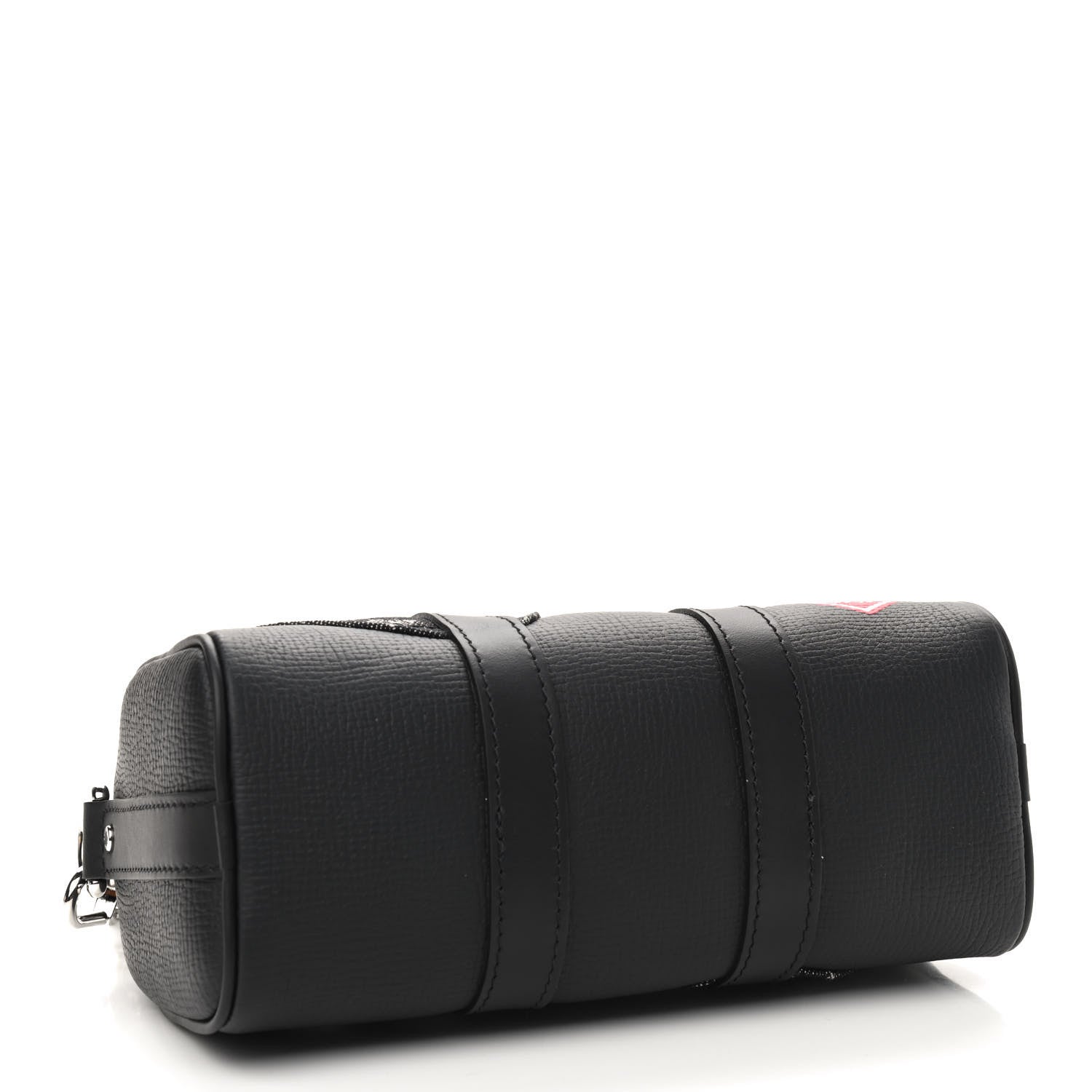Louis Vuitton X NIGO Taurillon Monogram Denim Drip Keepall XS Black 4 of 8