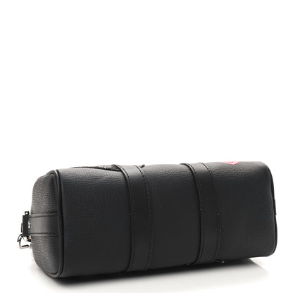 Louis Vuitton X NIGO Taurillon Monogram Denim Drip Keepall XS Black 4 of 8