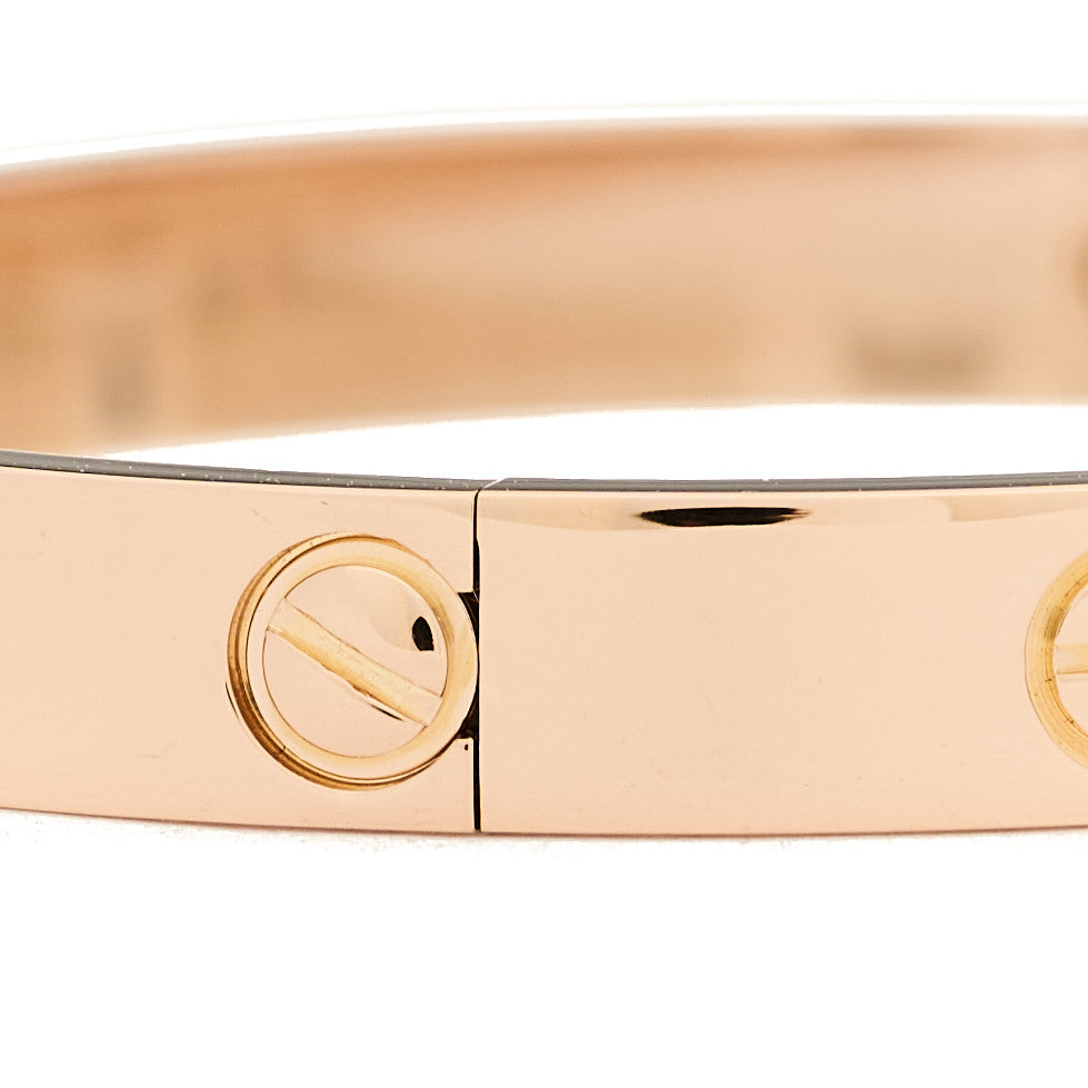 Cartier 18K Pink Gold LOVE Bracelet 16 5 of 9