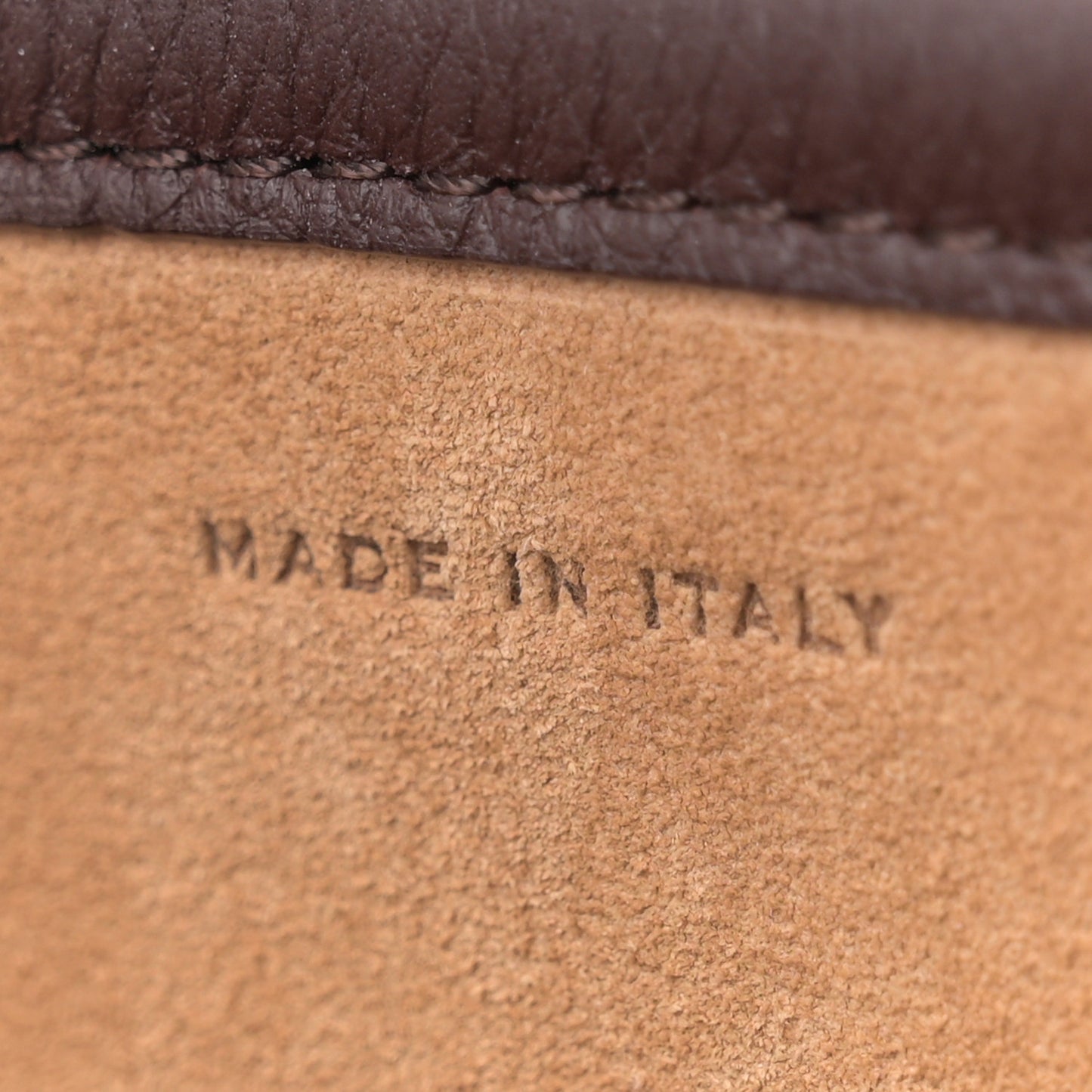 Grained Calfskin Medium N/S Park Tote Acajou