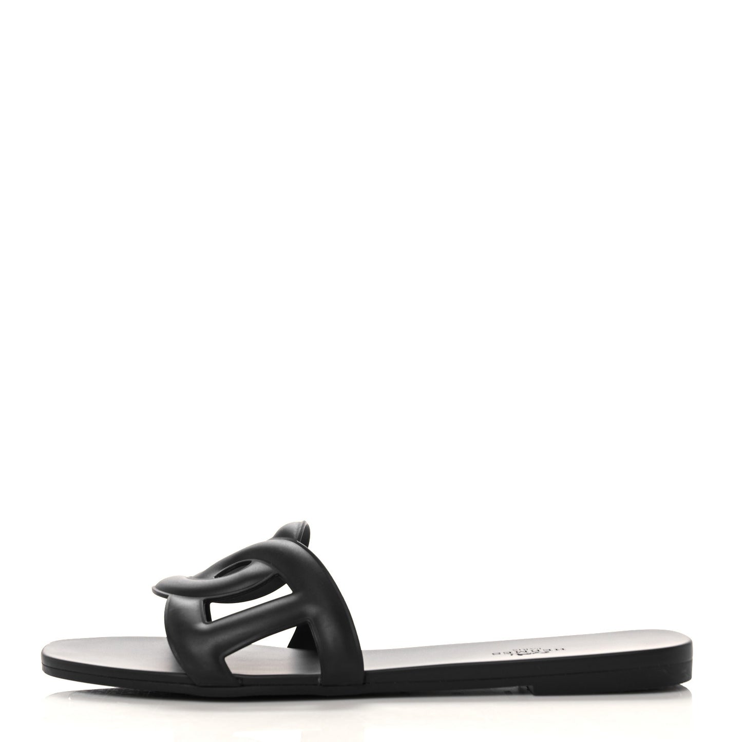 Rubber Aloha Sandals 41 Black