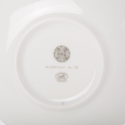Hermes Porcelain Mosaique Au 24 Bread And Butter Plate Set of 2 4 of 6