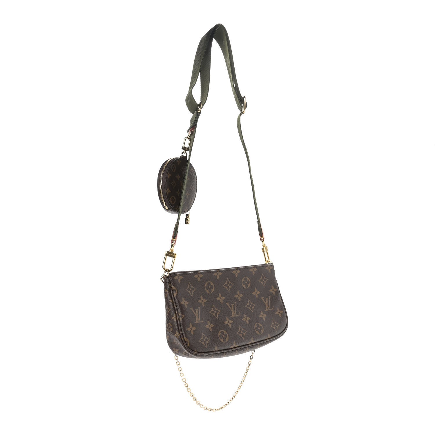 Louis Vuitton Monogram Multi Pochette Accessories Kaki 3 of 11