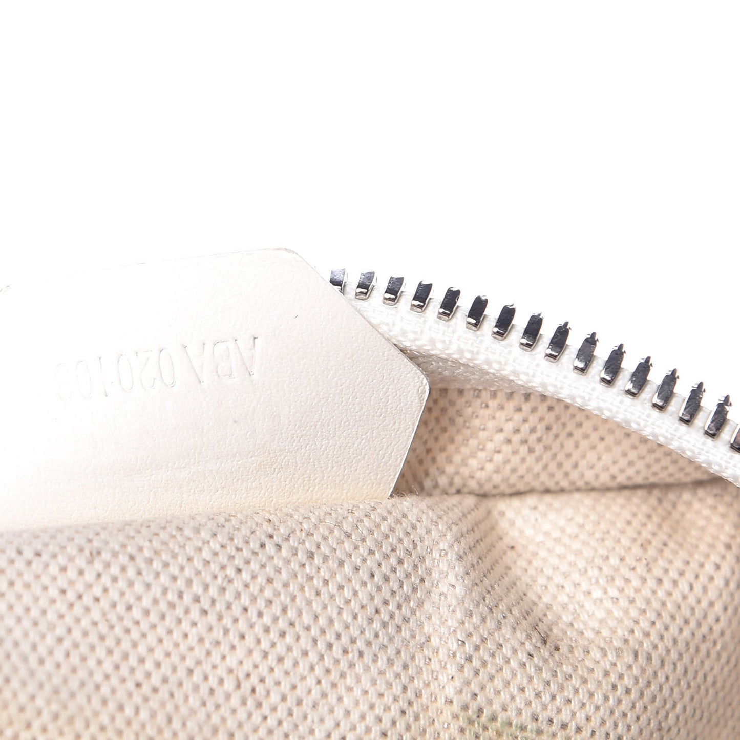 Goyardine Fidji Zip Hobo White