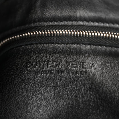 Bottega Veneta Lambskin Maxi Intrecciato Cassette Crossbody Bag Black 6 of 9