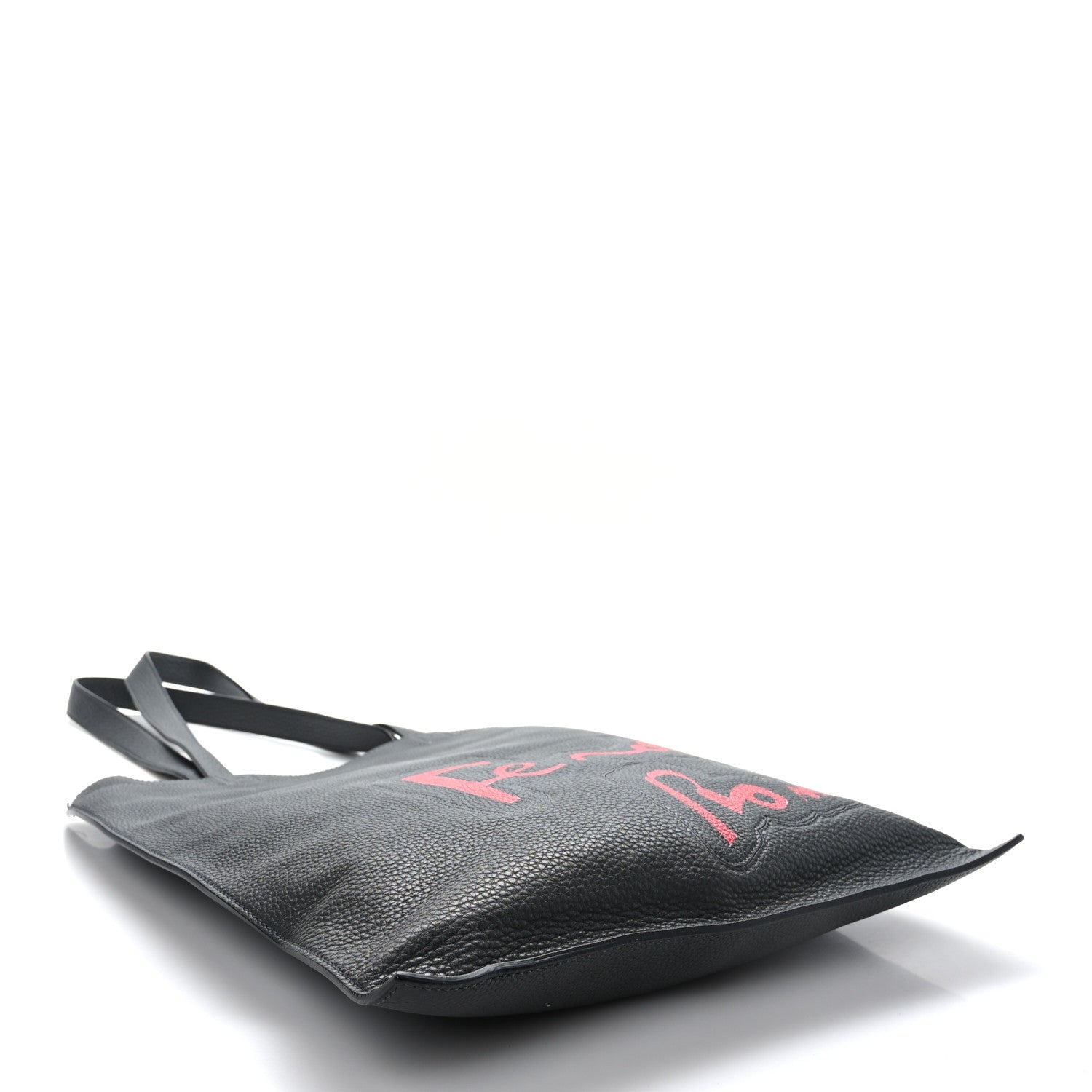 Fendi Cuoio Romano Logo Tote Black 4 of 10