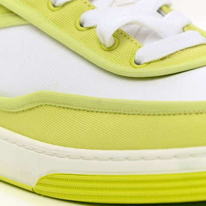 Chanel Fabric Womens Logo Sneakers 38 Green 11 of 16