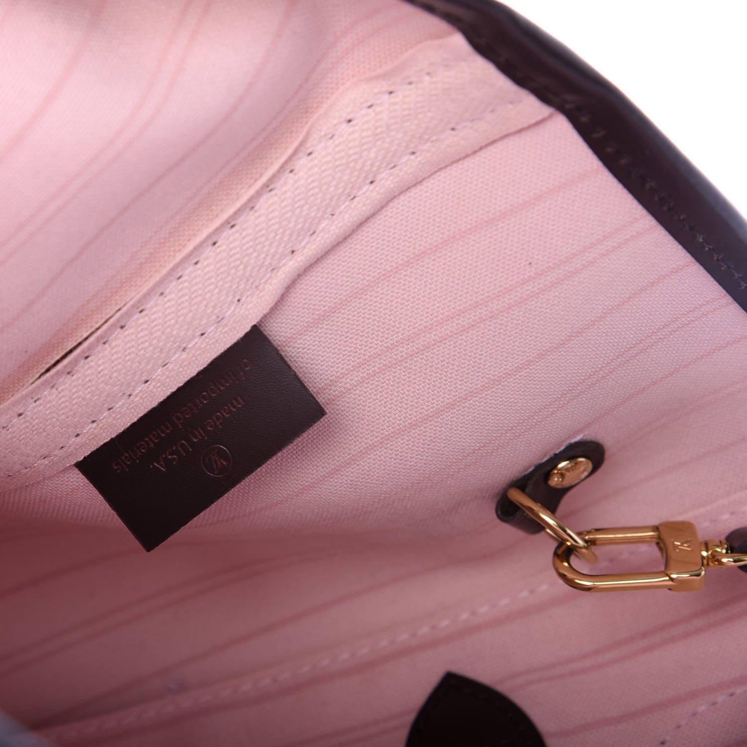 Louis Vuitton Damier Ebene Neo Neverfull MM Rose Ballerine 11 of 12