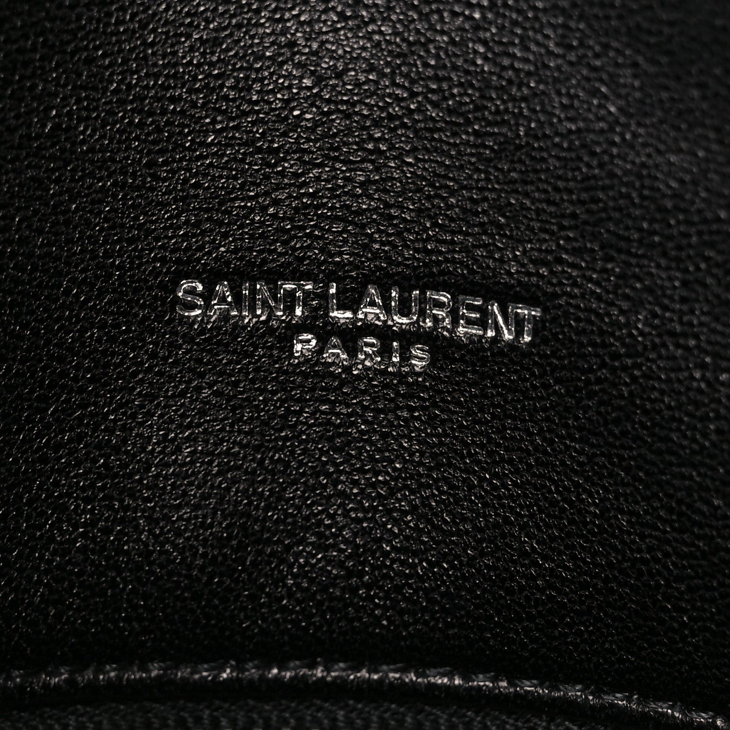 Saint Laurent Lambskin Quilted Small Loulou Puffer Monogram Chain Satchel Black 6 of 11