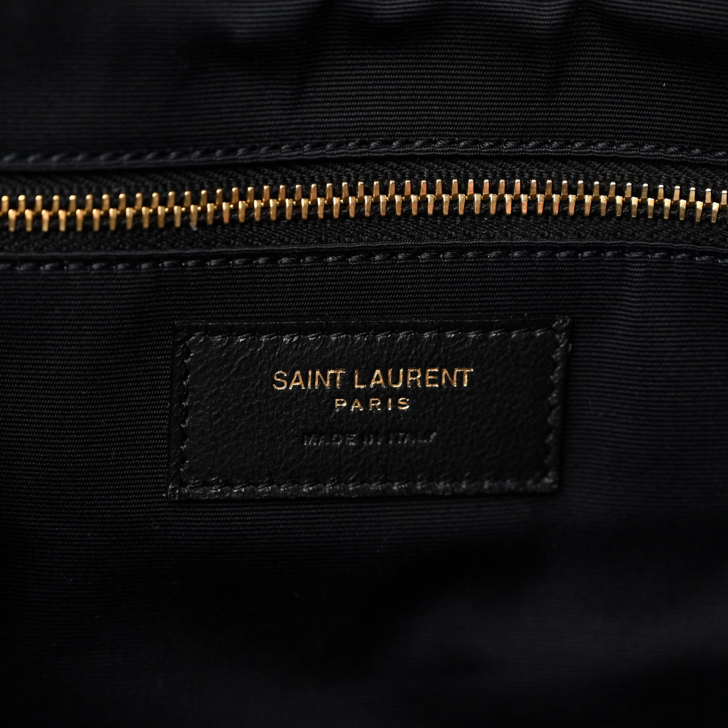Saint Laurent Lambskin Quilted Maxi Icare Shopping Tote Black 7 of 10