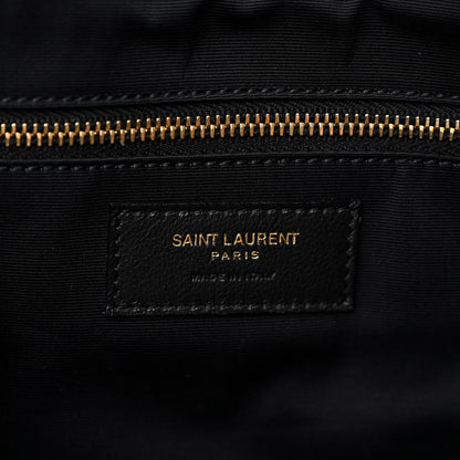 Saint Laurent Lambskin Quilted Maxi Icare Shopping Tote Black 7 of 10