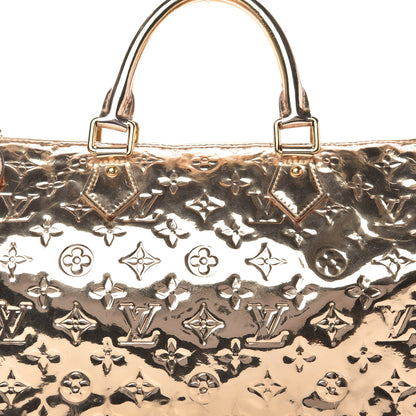 Louis Vuitton Monogram Miroir Speedy 30 Gold 9 of 11