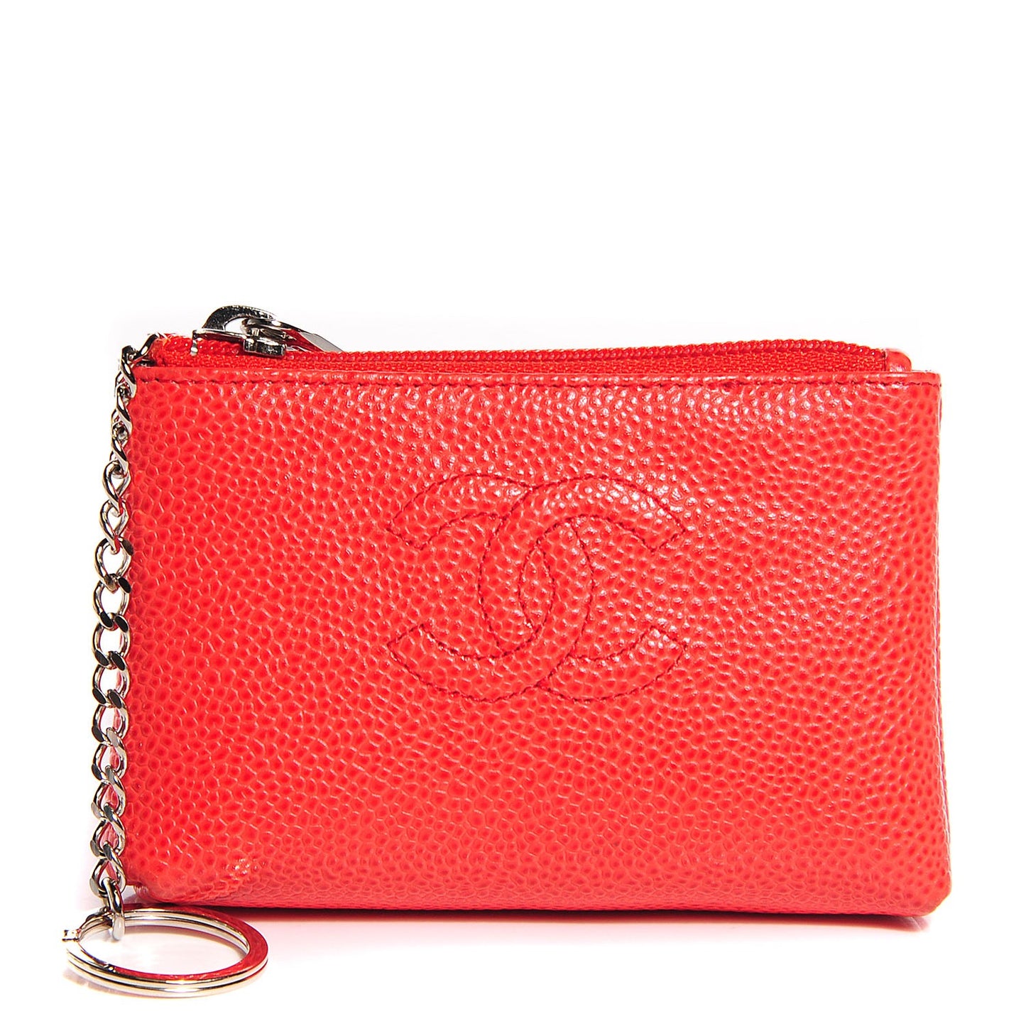 Caviar Timeless CC Coin Purse Case Light Red