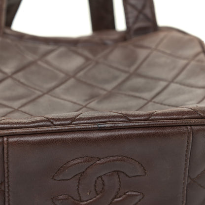 Chanel Lambskin Quilted Shoulder Bag Brown 25 of 27