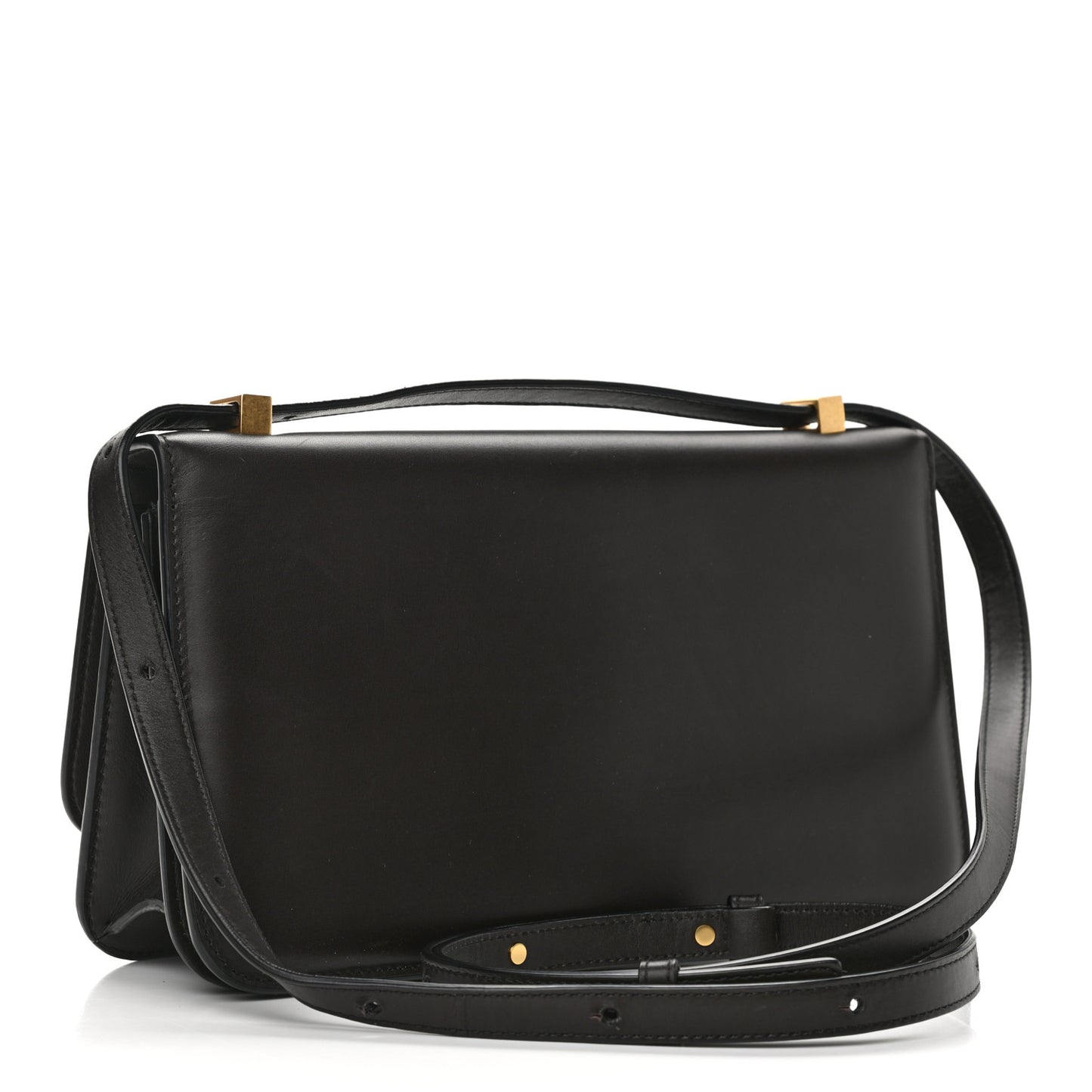 Spazzolato Calfskin Mini Classic BV Bag Brown