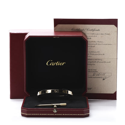 Cartier 18K Yellow Gold LOVE Bracelet 18 6 of 6