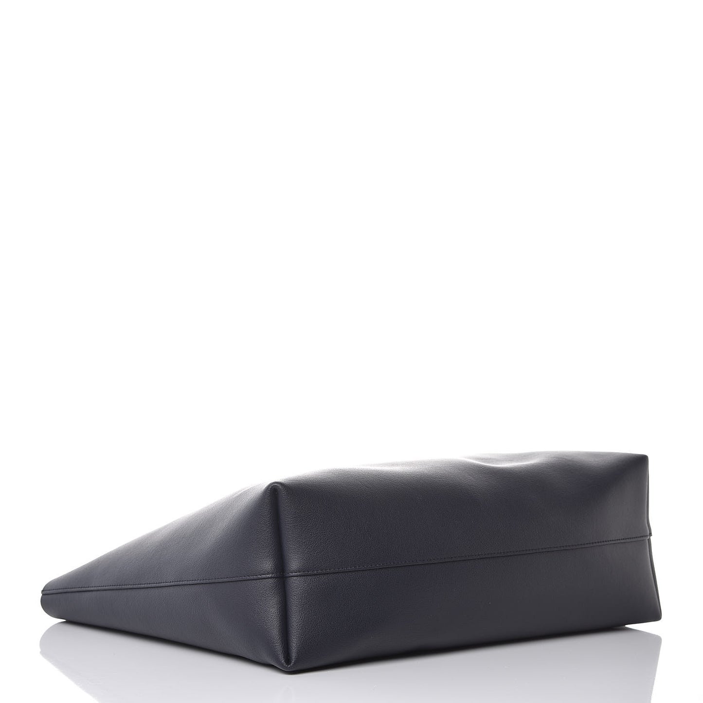 Calfskin Large Shopping Tote Deep Marine