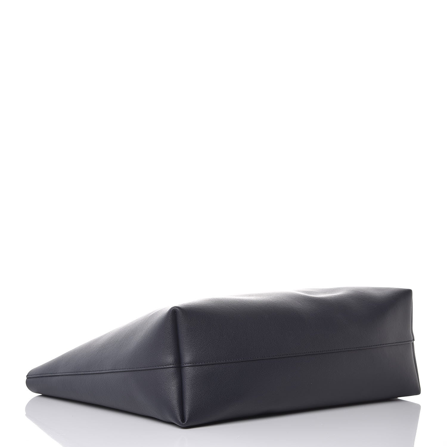 Saint Laurent Calfskin Large Shopping Tote Deep Marine 5 of 9