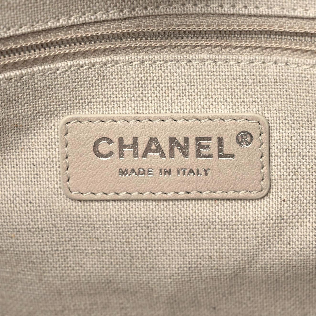 Chanel Mixed Fibers Medium Deauville Tote Beige 7 of 11