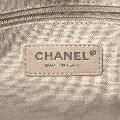 Chanel Mixed Fibers Medium Deauville Tote Beige 7 of 11