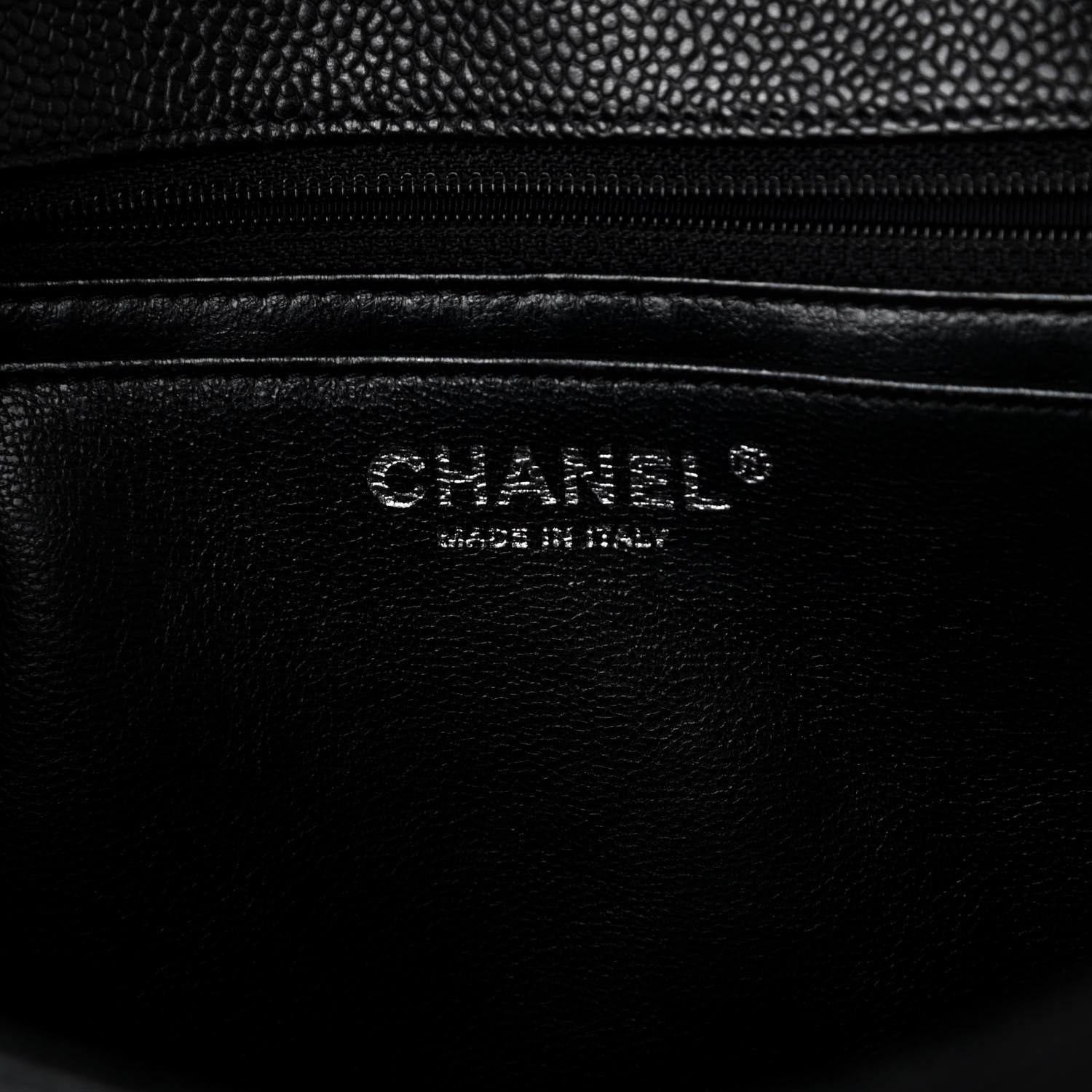 Chanel Caviar Quilted Jumbo Single Flap Black 6 of 10