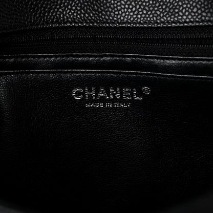 Chanel Caviar Quilted Jumbo Single Flap Black 6 of 10