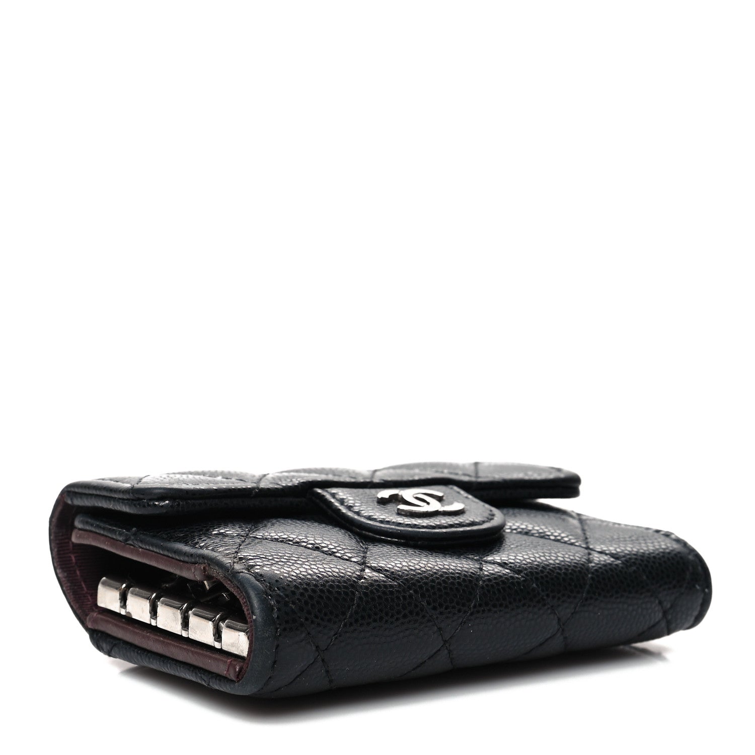 Chanel Caviar Quilted Classic 4 Key Holder Wallet Black 4 of 16
