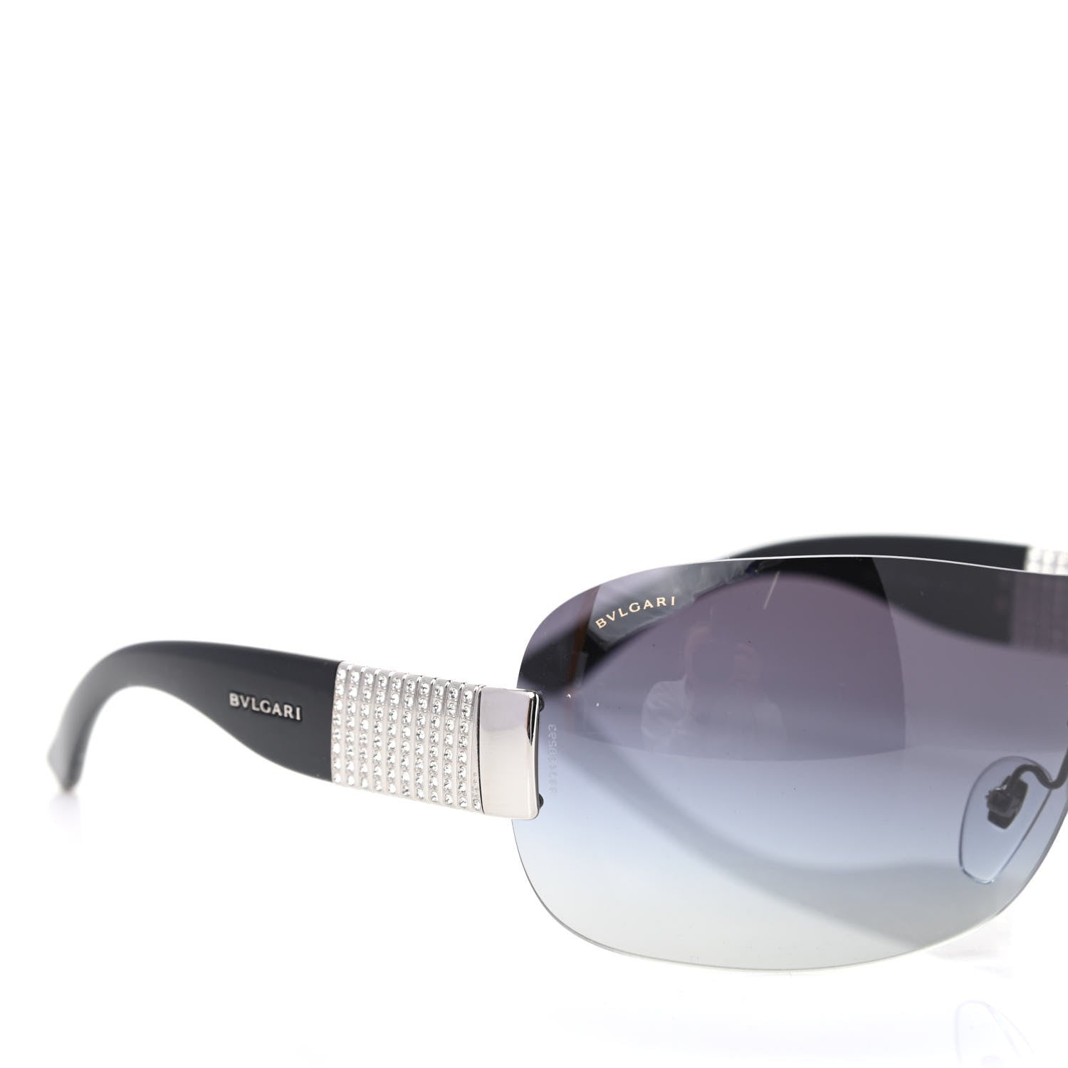 Bulgari BVLGARI Crystal Sunglasses 6030-B Black 7 of 8