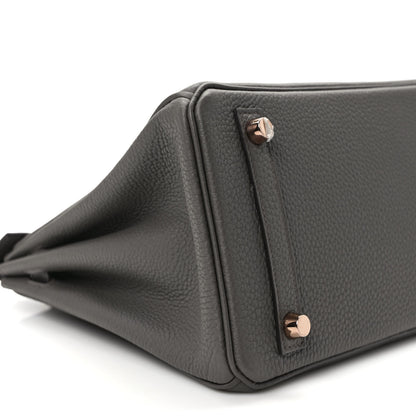 Hermes Togo Birkin 25 Etain 7 of 8