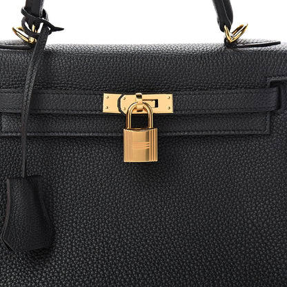 Hermes Togo Kelly Retourne 25 Black 37 of 40
