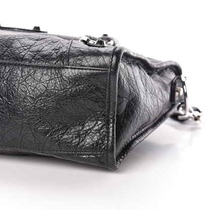Balenciaga Agneau Classic Silver Hardware S City Black 11 of 11