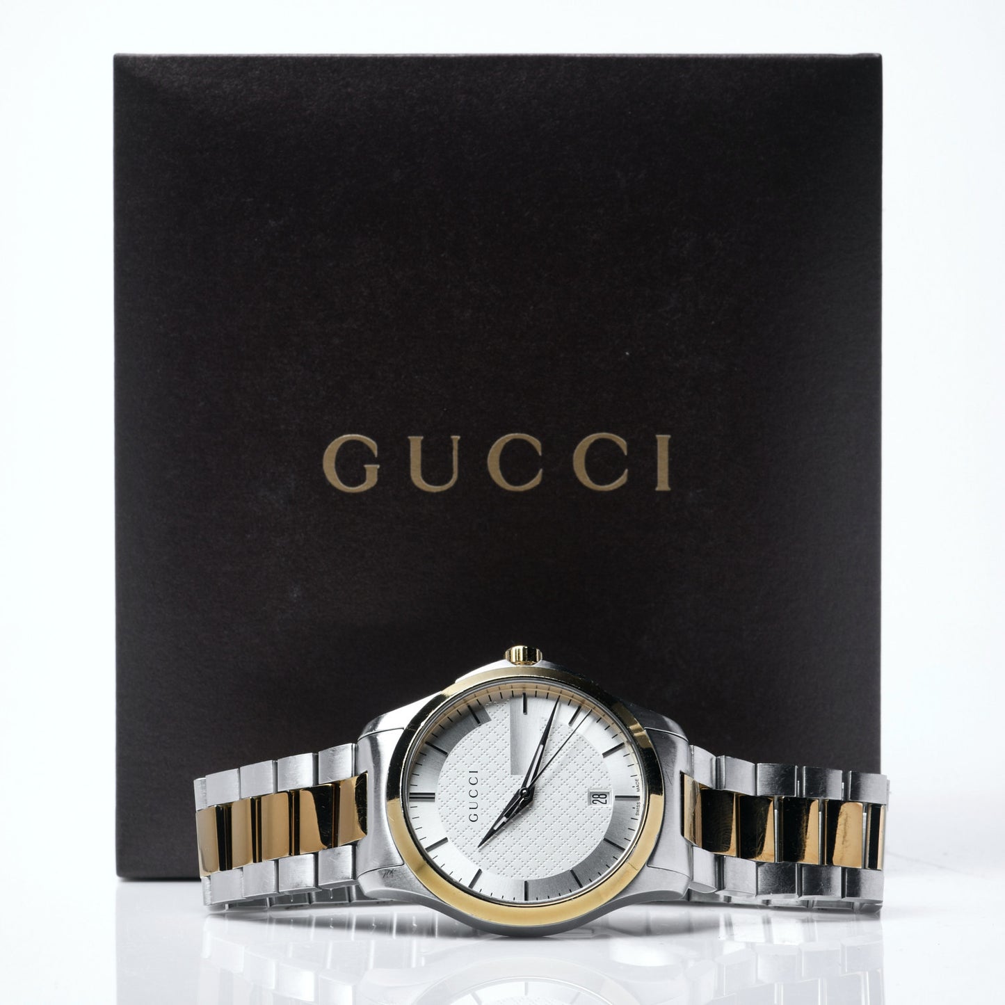 Stainless Steel 38mm G-Timeless Two Tone Quartz Watch