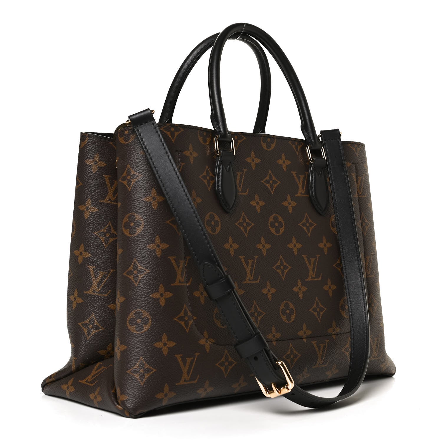 Louis Vuitton Monogram Flower Tote Black 3 of 12