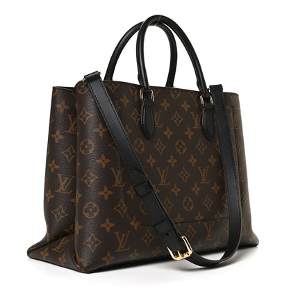 Louis Vuitton Monogram Flower Tote Black 3 of 12