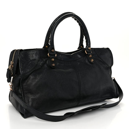 Balenciaga Agneau Giant 12 Rose Gold Hardware Part Time Black 4 of 13