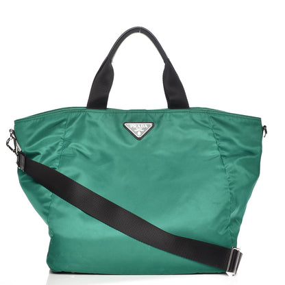 Prada Nylon Vela Tote Black Oleandro 1 of 11