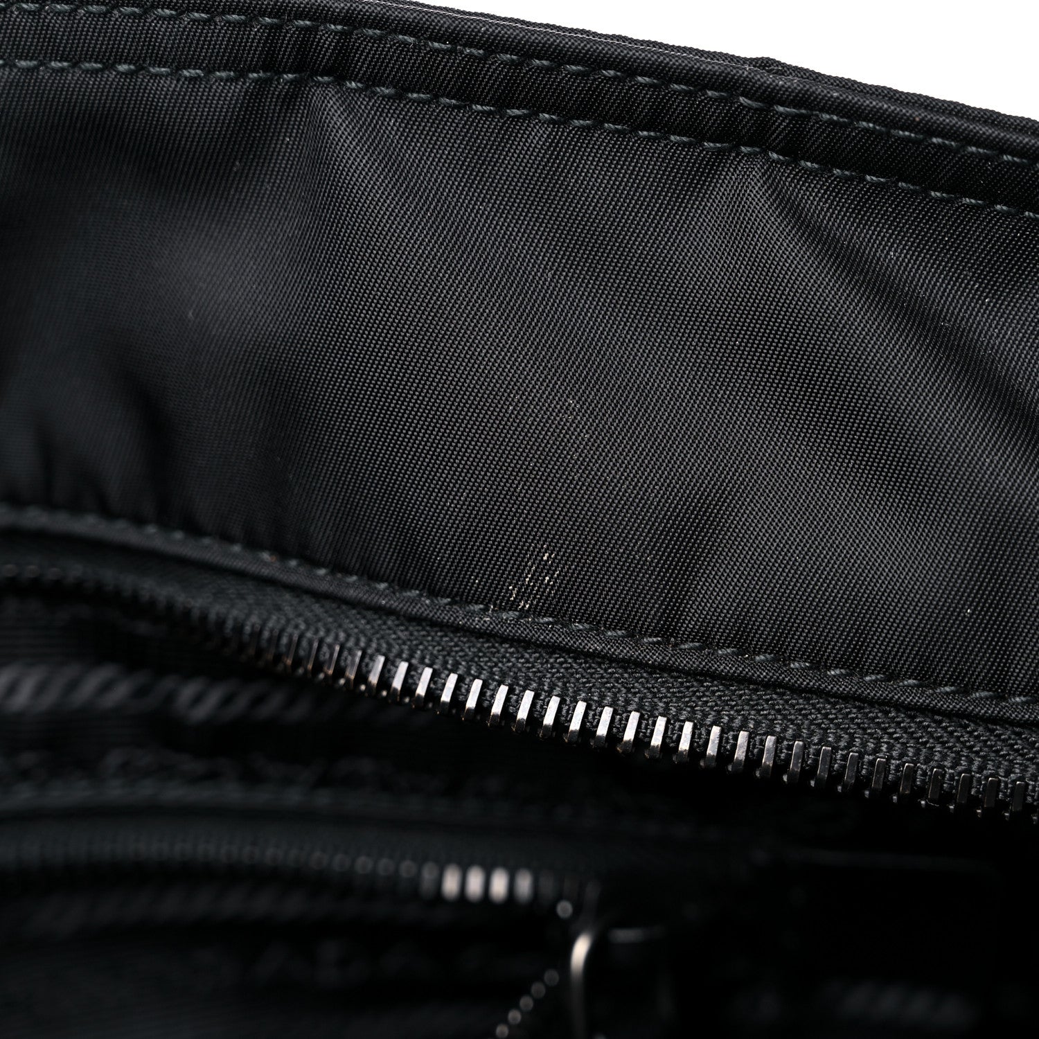 Prada Nylon Tessuto Saffiano Robot Tote Bag Black 11 of 14