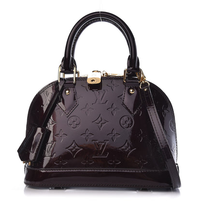 Louis Vuitton Vernis Alma BB Amarante 1 of 11