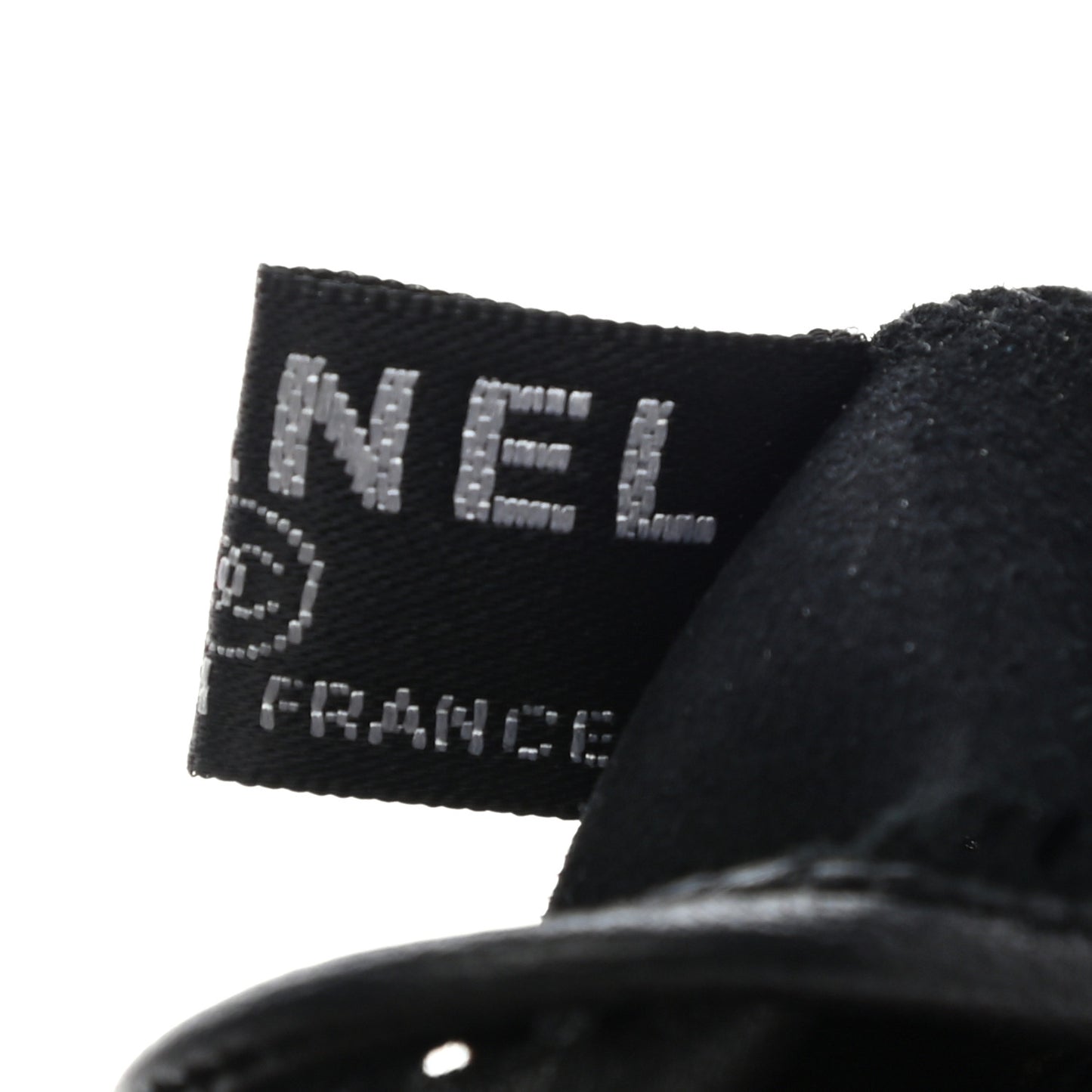 Lambskin Perforated CC Fingerless Gloves 7.5 Black