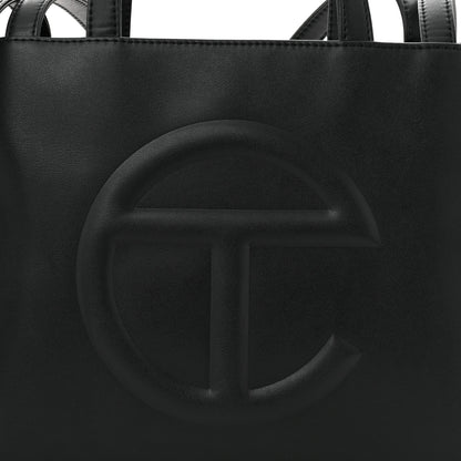 Telfar Vegan Leather Shmedium Shopping Bag Black 7 of 9