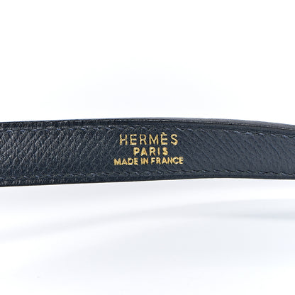 Hermes Courchevel Retourne Kelly 28 Bleu Marine 20 of 48