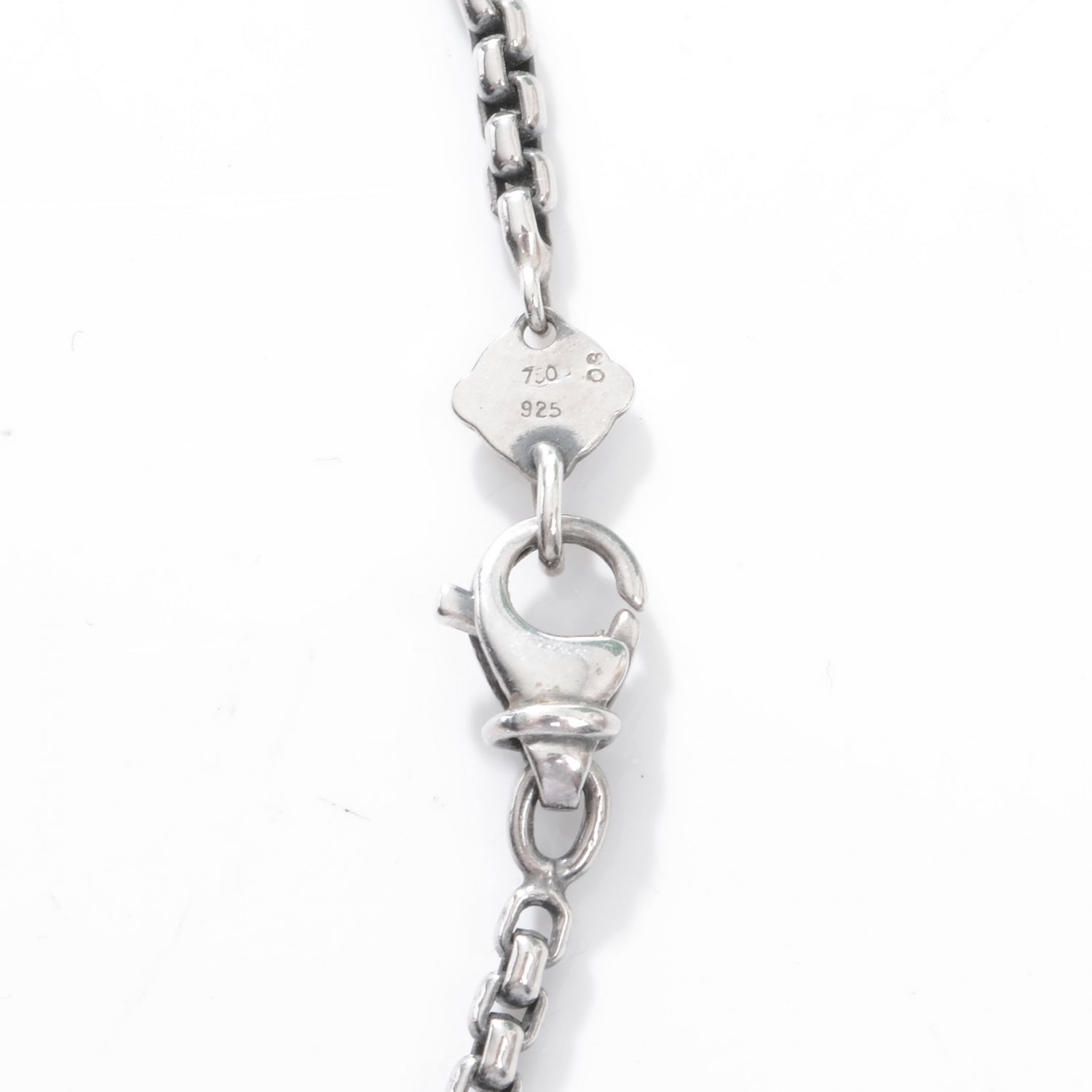 David Yurman Pearl Sterling Silver and 18k Gold Quatrefoil Necklace 4 of 5