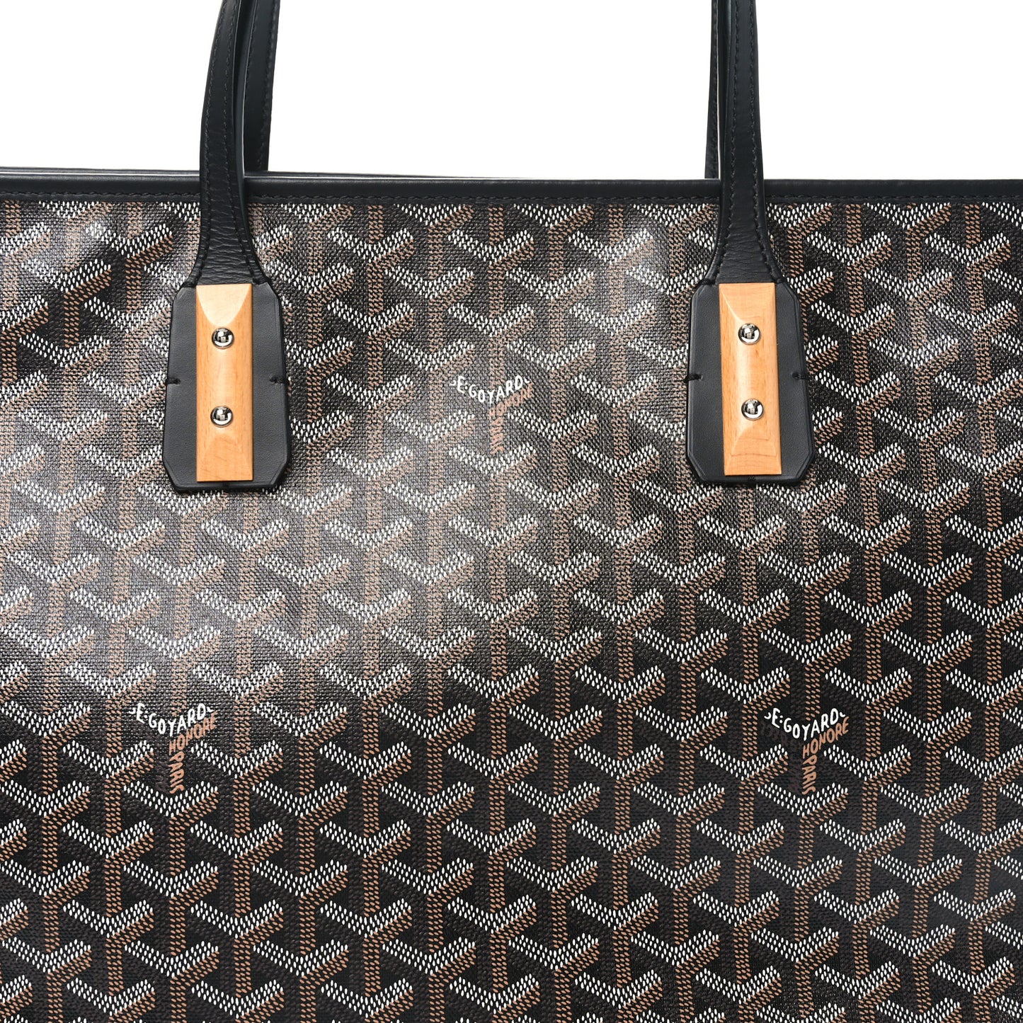 Goyardine Marquises Tote Black