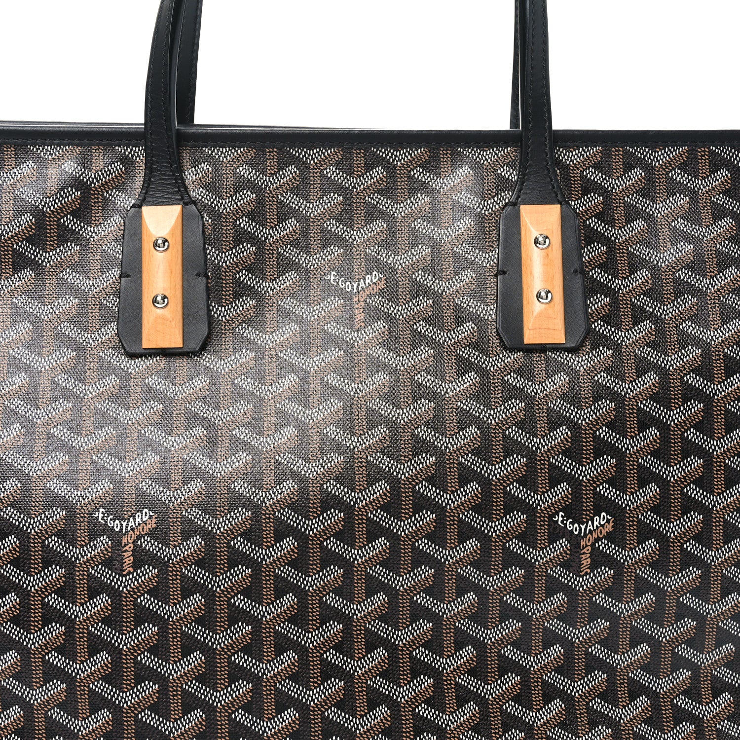Goyard Goyardine Marquises Tote Black 7 of 9