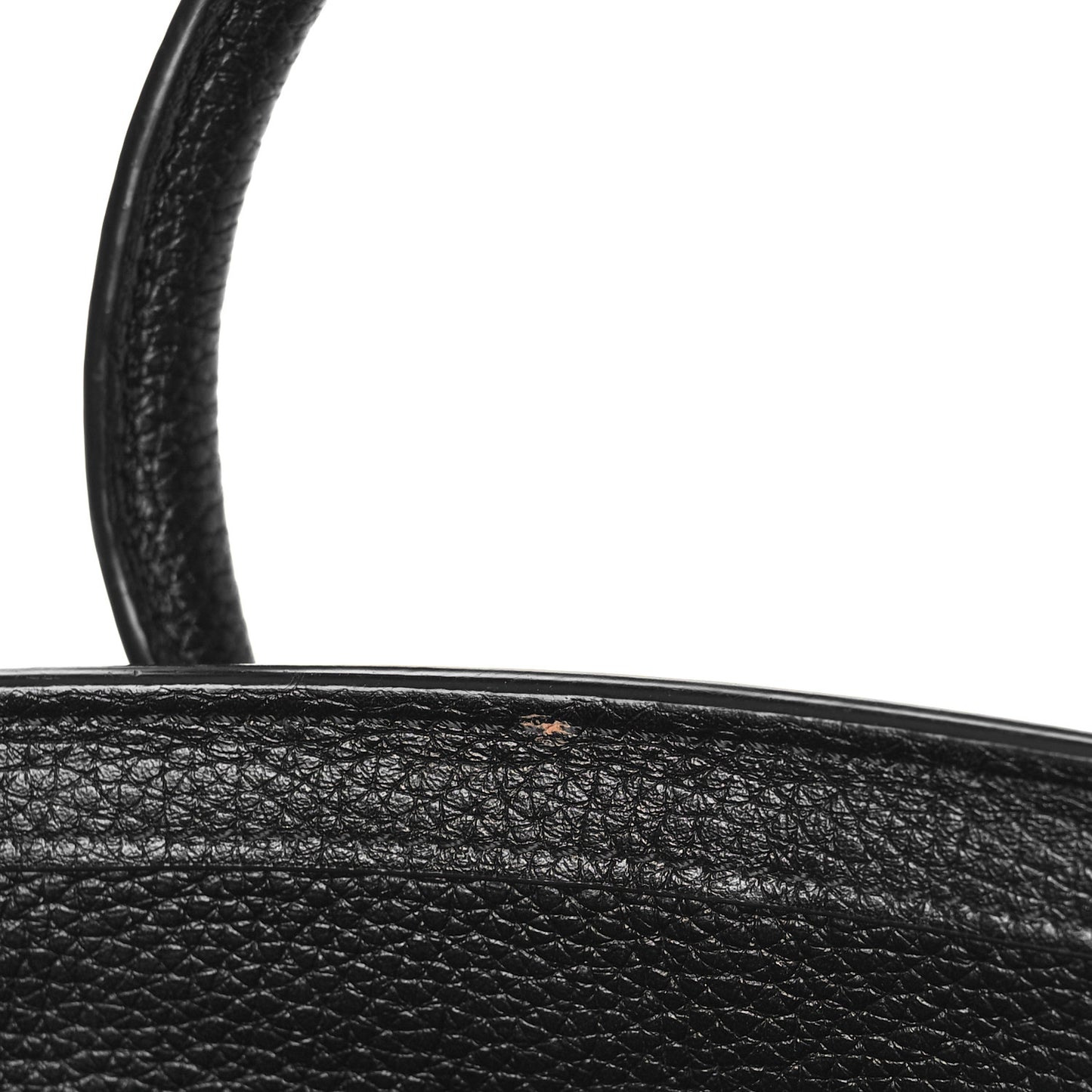 Drummed Calfskin Nano Luggage Black